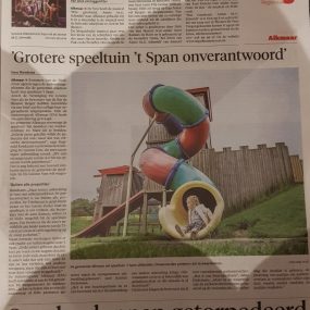 20170930 Reactie uitbreiding 't Span krant